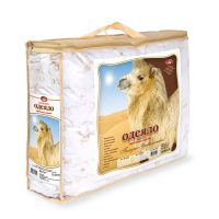 624 Одеяло из верблюжьей шерсти облегчённое 2 сп. 172х205, вес наполнителя 150 гр-кв.м. , в чемодане ПВХ