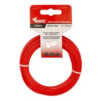 07FI6752 Леска для садовых триммеров Круглая 2,4 мм х 15 м