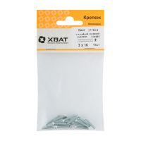 FI017928 Винт с потайной головкой с полной резьбой оцинкованный DIN 965 3х16 15 шт.(фасовка)