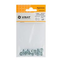 FI017975 Гайка шестигранная с фланцем (DIN 6923) М5 (фасовка 12 шт)