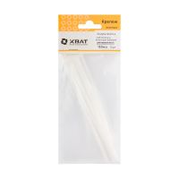 FI017550 Хомуты нейлоновые, белые для проводов, 150 мм (фасовка 12 шт.)