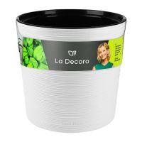 ГоВМ3738 Кашпо La Decoro (7,5л) Цв. Белый (Арт. КШ-0687)(1х8)