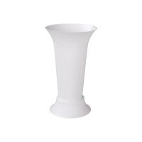 04Го8422 Ваза для цветов под срезку d 185 мм h  310 мм (бел.)