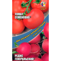 Томат Семеновна + Редис Генеральский