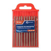 07FI6986 Сверло по металлу Cutop Profi с кобальтом 5%, 3,1 x 65 мм (10 шт)