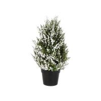 05021345 Елка новогодняя настольная, 34 см, Морозная, ель, полиэтилен