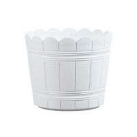 24201LP-01 Кашпо для домашних и уличных растений 7,6 л белый