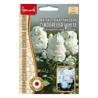 02Гр3009 Маттиола Cinderella White карликовая  5шт.