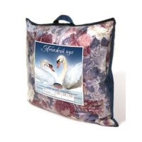 273 Подушка Лебяжий пух в чехле из сатина (хлопок 100%) 68х68 см, вес наполнителя 1,08 кг (1) (6)