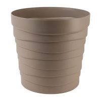 ГоВМ3928 Кашпо Бархан с донышком (7,5л) Цв. Мокачино (Арт. КШ-5750)(1х12)