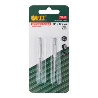 07FI7113 Метчики метрические, легированная сталь, набор 2 шт.  М3х0,5 мм