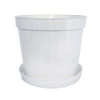 5112мр Кашпо 32 л КЛАССИК №12 мраморное