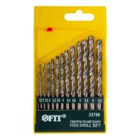 07FI8202 Набор сверл по металлу HSS полированных, 13 шт. (1,5-2-2,5-3-3,2-3,5-4-4,5-4,8-5-5,5-6-6,5 мм)