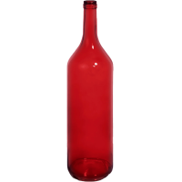 Бутылка Стеклянная 3.13л GJA Калейдоскоп Красная (WS1730K - F2) (6) (288)