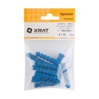 FI017769 Дюбель распорный с шипами тип К синий 8 х 40 (фасовка 12 шт.)
