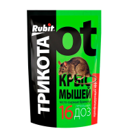 Тесто-сыр брикеты (мумифиц.) от крыс и мышей Трикота, 16 доз 150 гр