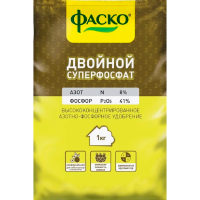 Удобрение сухое  Суперфосфат двойной минеральное тукосмесь 1кг (25)