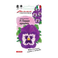 Га014165 Виола Пандора пурпурная F1 Виттрока (Анютины глазки) 5 шт. серия Фарао