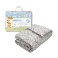 152761 ПП Одеяло Маленькая Соня 110х140 Лебяжий пух Звездочки