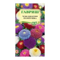 Га010076 Астра Пампушка, смесь однолетняя (помпонная) 0,3 г Н21