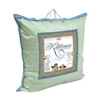 278 Подушка Классика в чехле из жаккард. сатина или тика (хлопок 100%) 50х70 см, вес наполнителя 0,9 к