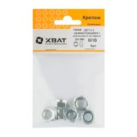 FI017973 Гайка самоконтрящаяся с нейлоновой вставкой М10 DIN 985 (фасовка 6 шт.)