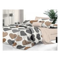 144 КПБ Семейный Sateen De Luxe, простыня 220х240,пододеяльник 2 шт.143х215,наволочки 270х70см