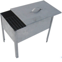 СП0162 К-3 Мангал-коптильня Эконом в коробке  400х250х400х0,5мм разборная