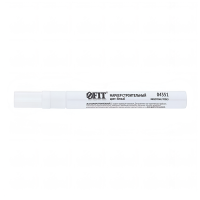 07FI6804 Маркер строительный с жидким красящим составом, алюминиевый корпус, белый