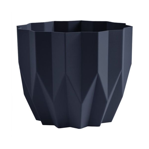 КШ-4443 Кашпо Геометрия (3л.) Цв. Антрацит (12)