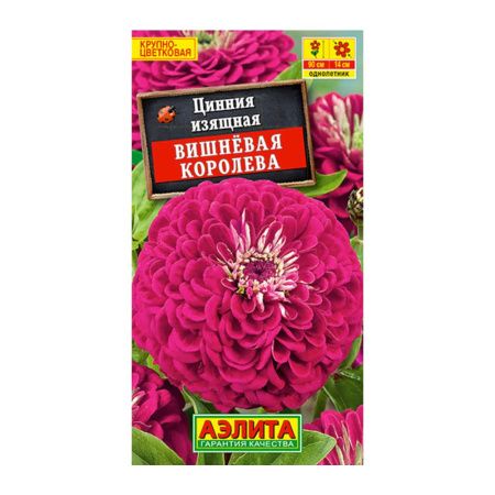 02Ти9813 Семена Цветов цинния Вишневая королева ц-п 0,3г Аэлита 02Ти9813 Семена Цветов цинния Вишневая королева ц-п 0,3г Аэлита