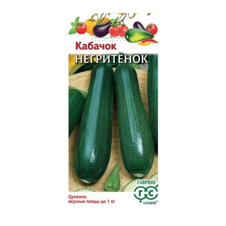 Га010425 Кабачок Негритенок 2 г.