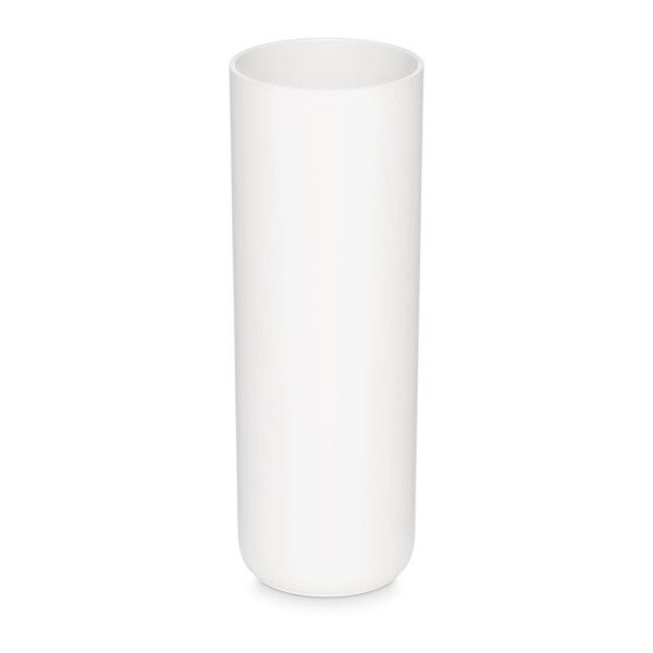 04Го8994 Ваза д-цветов Д90мм,В255мм (белый)