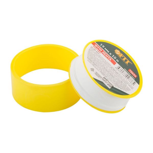 07FI7110 ФУМ Лента, плотность 0,4 гр-см3, 19 мм x 10 м x 0,075 мм