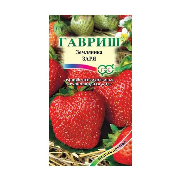 Га010818 Земляника Заря 0,01 г