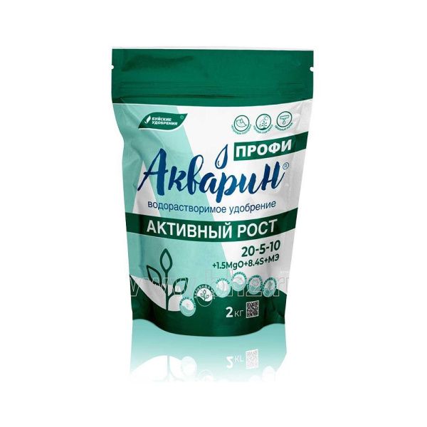 01Бу1282 Акварин Активный рост ПРОФИ 2 кг