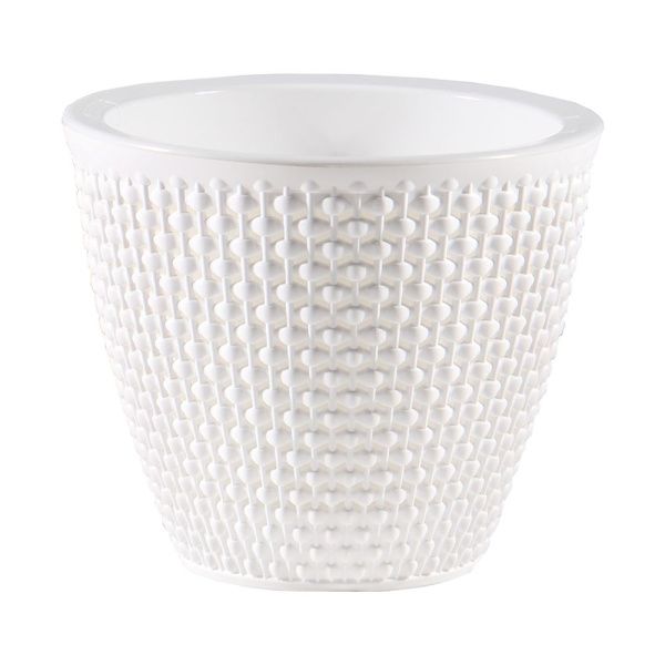 ГоВМ4038 Кашпо Ротанг (2,25л.) Цв. Белый-белый (Арт. КШ-7942)(1х16)