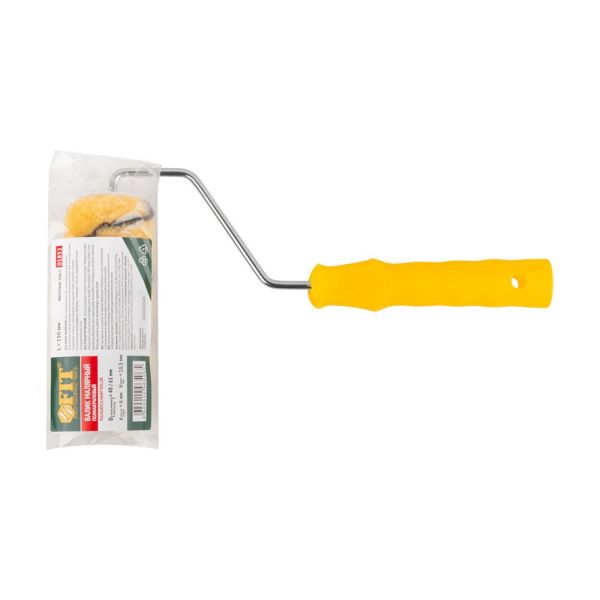 07FI7435 Валик полиакриловый, бежевый с черной полоской, диам. 40-61 мм  ворс 10,4 мм, 150 мм