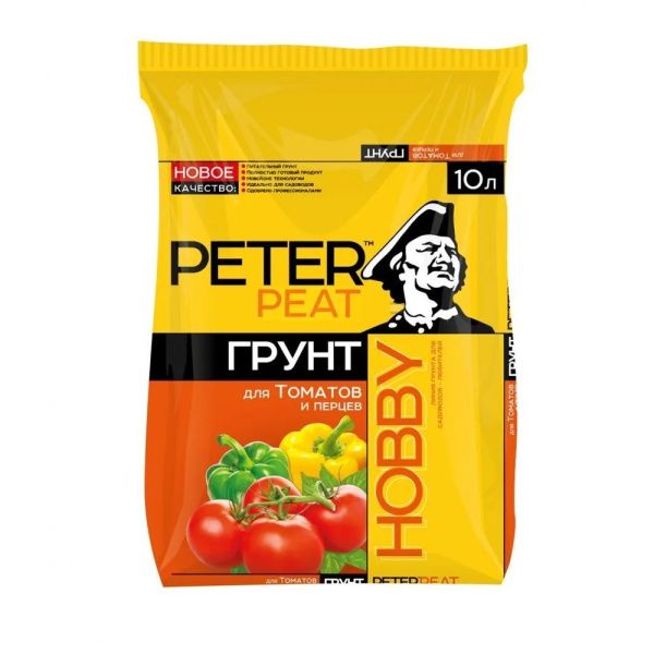 01Пи5932 Грунт Для томатов и перцев, линия ХОББИ, 10л.