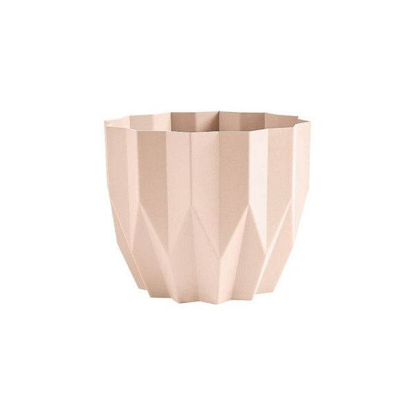 КШ-4448 Кашпо Геометрия (3л.) Цв. Пудровый (12)