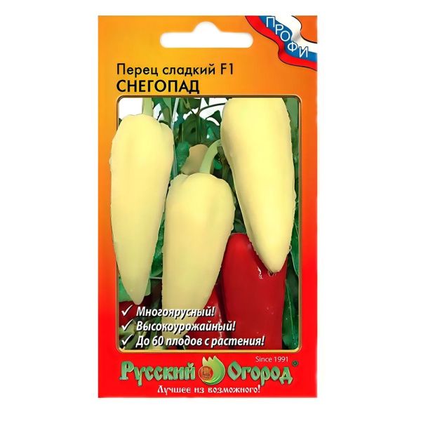02Ру3744 Перец сладкий Снегопад F1 (12шт)