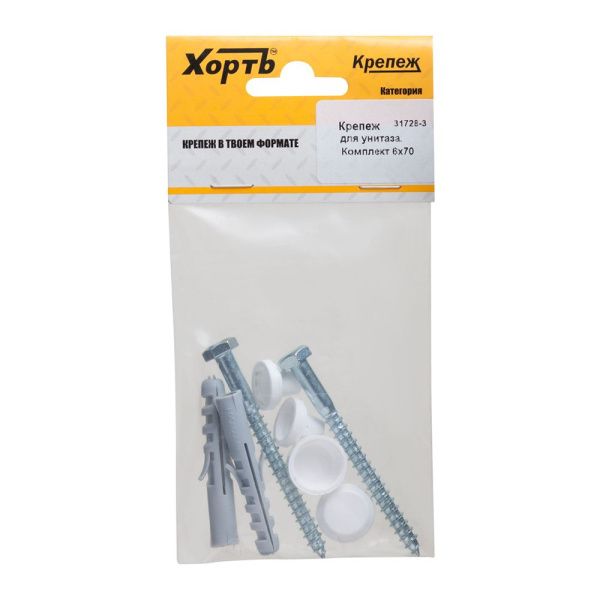 07FI7611 Крепеж для унитаза. Комплект 6х70