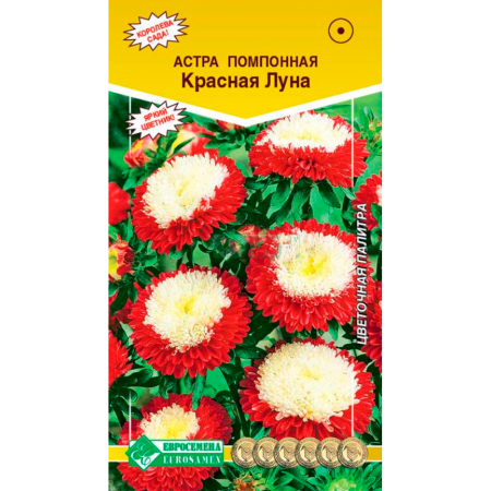 Астра КРАСНАЯ ЛУНА помпонная 0,1 гр