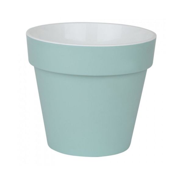 ПР14-14 Протея 1.4л Мята-белый пласт.горш. с вкладкой 22шт-коробка