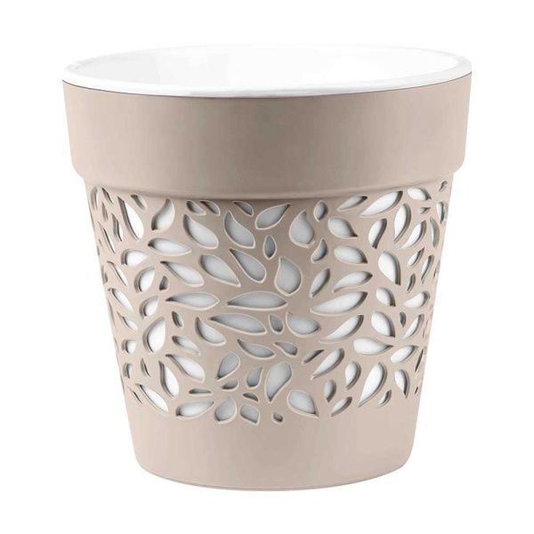 ГоВМ3698 Кашпо Блоссом (8,3л) Цв. Пралине (Арт. КШ-0537)(1х6)