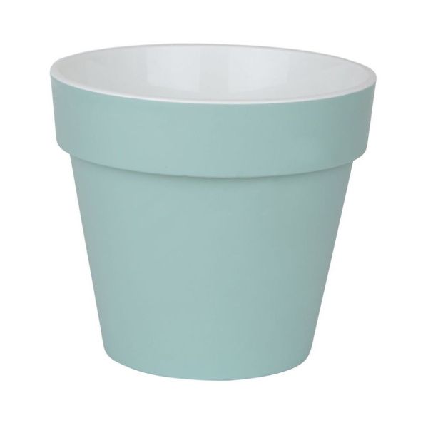 ПР27-14 ПРОТЕЯ 9 л, Мятный пласт. горш. с вкладкой д.27 h24 (1)