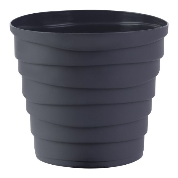 ГоВМ3879 Кашпо Бархан (0,9л) Цв. Антрацит (Арт. КШ-4314)(1х30)