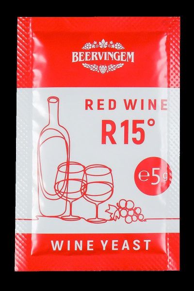 Винные дрожжи Beervingem Red Wine R15, 5 г