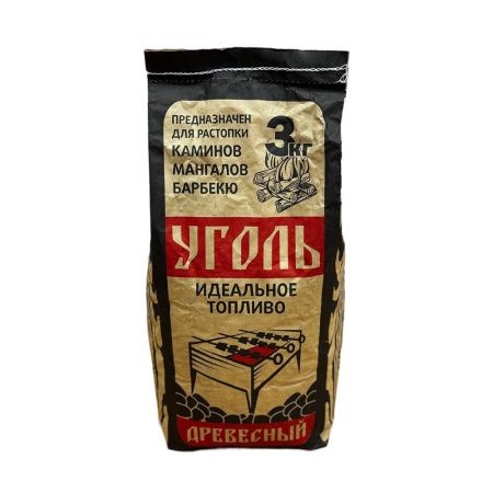 05060642 Уголь древеснай 3кг ТУ