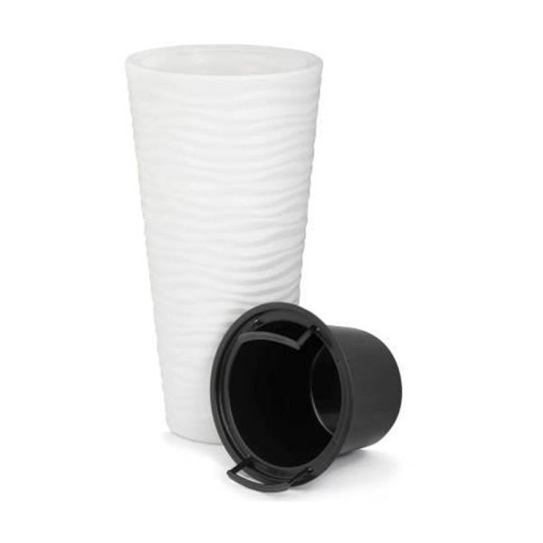 ГоГо4703 Кашпо Оазис 25л (со вставкой 5л)(белый) (уп.2)